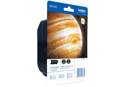 Inktcartridge Brother LC-1240BKBP2 zwart 2x