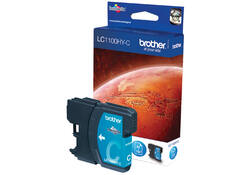 Inktcartridge Brother LC-1100HYC blauw