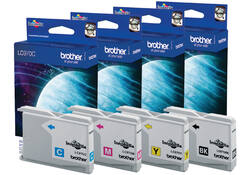 Inktcartridge Brother LC-970C blauw