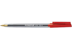 Balpen Staedtler Stick 430 rood medium