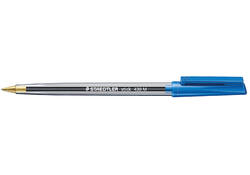 Balpen Staedtler Stick 430 blauw medium