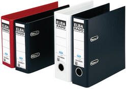 Ordner Elba Rado Plast A5 dwars 75mm pvc zwart