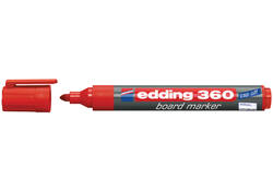 Viltstift edding 360 whiteboard rond 1.5-3mm rood