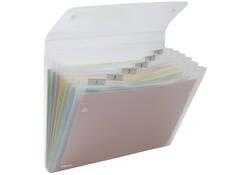 Sorteermap Rexel Ice 6-vaks transparant