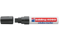 Krijtstift edding 4090 window schuin 4-15mmzwart bister à 1 stuk