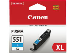 Inktcartridge Canon CLI-551XL blauw