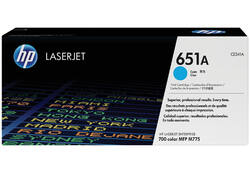 Tonercartridge HP CE341A 651A blauw