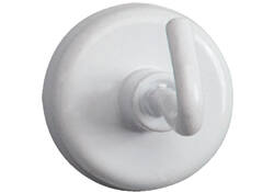 Magneet met haak MAUL 25mm trekkracht 3kg wit