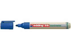 Viltstift edding 28 whiteboard Ecoline rond 1.5-3mm blauw