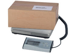 Pakketweger MAUL Cargo 120kg metalen plateau 27x27cm +9V batterij zilver