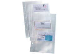 Visitekaarthoes Sigel VZ350 voor visitekaartmap VZ300 voor 80 kaarten 90x58mm