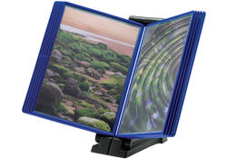 Infomanager Djois Flex-O-Frame basis met 10-tassen antraciet/blauw