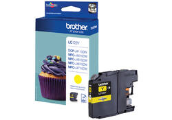 Inktcartridge Brother LC-123Y geel