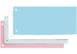 Scheidingsstrook Oxford smal 240x105mm 190gr blauw