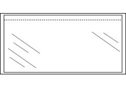 Paklijstenvelop CleverPack zelfklevend onbedrukt 230x110mm pak à 100 stuks