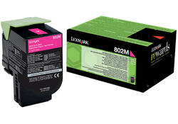 Tonercartridge Lexmark 80C20M0 prebate rood