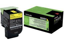 Tonercartridge Lexmark 80C2SY0 prebate geel