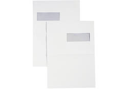 Envelop Hermes akte C4 229x324mm venster 4x11links zelfkl 250stuk