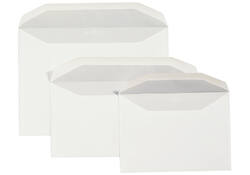 Envelop Quantore bank EA5/6 110x220mm zelfklevend wit 25stuk