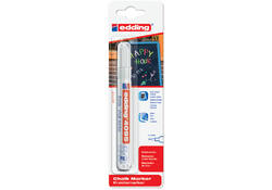Krijtstift edding 4095 rond 2-3mm wit blister à 1 stuk