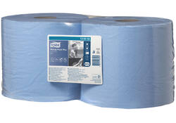 Poetspapier Tork W2 Plus Premium 2-laags 750 vel blauw 130052