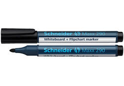Viltstift Schneider Maxx 290 whiteboard rond 2-3mm zwart