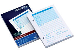 Gespreksnotitieblok Djois Atlanta A6 100 vel wit