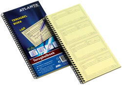 Terugbelboek Djois Atlanta recycled papier 74x128mm 160 notities 40vel