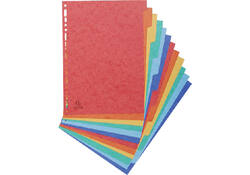 Tabbladen Exacompta 225x297mm 11-gaats 12-delig glanskarton