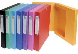 Elastobox Exacompta A4 25mm 600gr assorti