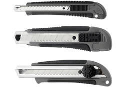 Snijmes Westcott professional 18mm met draaisluiting grijs/zwart