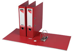 Ordner Quantore A4 80mm PP donkerrood