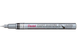 viltstift Pentel MFP10 rond 0.7mm zilver