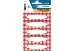 Etiket HERMA 3639 keuken ruit rood