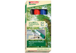 Viltstift edding 21 Ecoline rond assorti 1.5-3mm doos à 4st