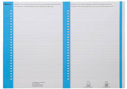 Ruiterstrook Elba Nr 8 138x6mm lateraal blauw