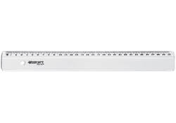 Liniaal Westcott basic kunststof 30cm transparant