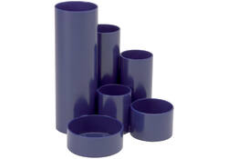 Pennenkoker MAUL Tubo blauw 6-vaks Ø15x12.5cm