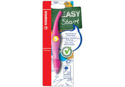 Rollerpen STABILO Easyoriginal linkshandig roze/lichtroze blister à 1 stuk