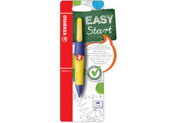 Vulpotlood STABILO Easyergo HB 1.4mm rechtshandig paars/neon geel blister à 1 stuk