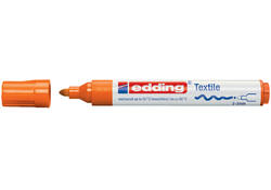 Viltstift edding 4500 textiel rond 2-3mm oranje
