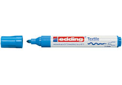 Viltstift edding 4500 textiel rond 2-3mm lichtblauw