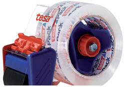 Handdozensluiter Tesa met 2 rollen 66mx50mm transparant