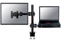 Laptoparm Neomounts D960 10-27" met klem zwart