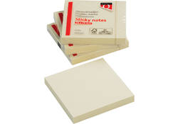 Memoblok Quantore 76x76mm geel