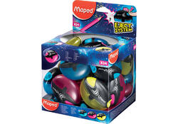 Puntenslijper Maped Galactic 1gaats display á 24 stuks assorti