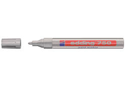 Viltstift edding 750 lakmarker rond 2-4mm zilver