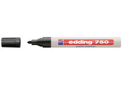 Viltstift edding 750 lakmarker rond 2-4mm zwart