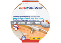 Dubbelzijdige montagetape tesa® Powerbond Small 5mx9mm wit