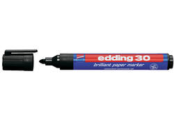 Viltstift edding 30 brilliant rond 1.5-3mm zwart